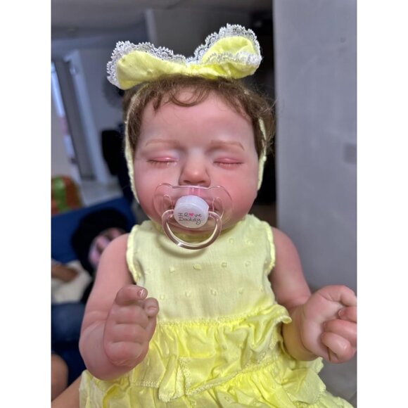 🆕20Inch Full Cloth Body With Vinyl Limbs Cute Baby Doll Girl Realistic Doll - Picture 1 of 10